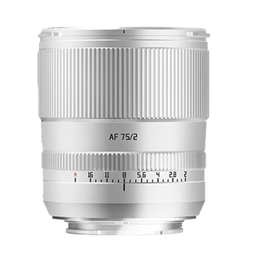 �݊���������܂�Sony E 75mm F2 �t���t���[�� �I�[�g�t�H�[�J�X �|�[�g���[�g�����Y A6400 A7RIII ZVE-10 FX30 Z Z5 Z6 ZFC L �Ή�(AF 75mm F2 Sliver,Z)