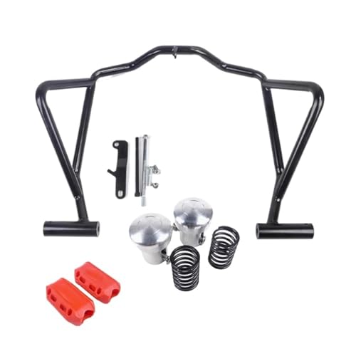 Pare-chocs moteur NH T 125 en acier renforcé noir mat