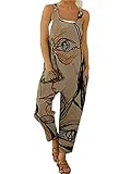 Unsere Overall-Overalls für Damen entwerfen einfache stilvolle, ärmellose Jumpsuit, Drucken, lose gerade Hosen, sehr angenehm zu tragen.