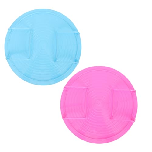 BESPORTBLE Soporte para Vapor Multifuncional 2 Piezas Rejilla de Almacenamiento en Capas para Microondas Bandeja de PP Resistente en Azul y Rosa Estante para Cocina y Calentamiento de