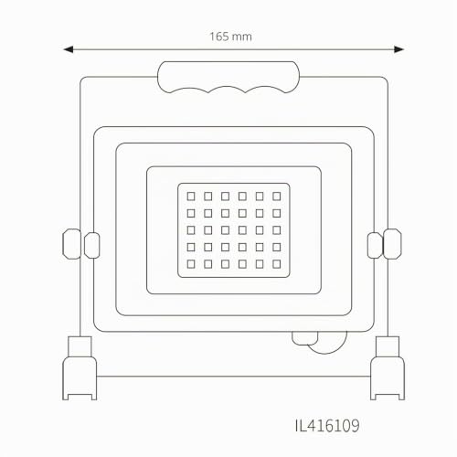 Foco LED Recargable SIMON Solución ante Apagones y Luz Portátil para Terrazas 5