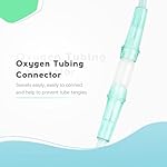 Hecatelly Oxygen Tubing Swivel Connectors – 10-Pack Leak-Proof 360-Degree Rotatable Oxygen Tube Connectors, Oxygen Connector Avoid Tangles - Image 3