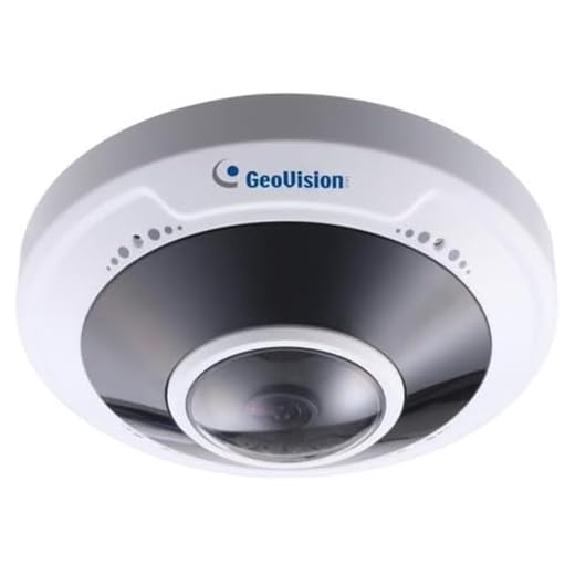 GeoVision GV-FER5702 5MP H.265 Low Lux WDR Pro IR Fisheye Rugged IP Camera