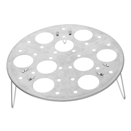 iplusmile ステンレス製蒸し台 多機能耐熱エッグラック 鍋用蒸し器ラック キッチン用蒸し器台 ゆたまご対応調理補助ツール