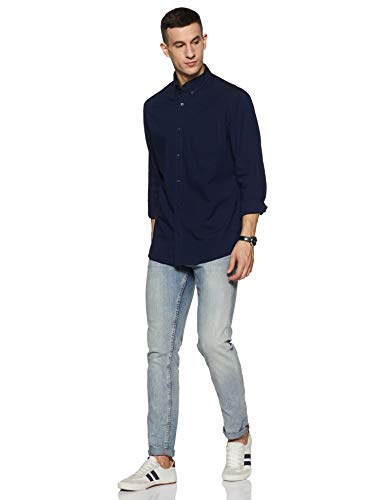 Image of Marks & Spencer Men's 3 Pack Regular Fit Easy Iron Long Sleeve Shirts