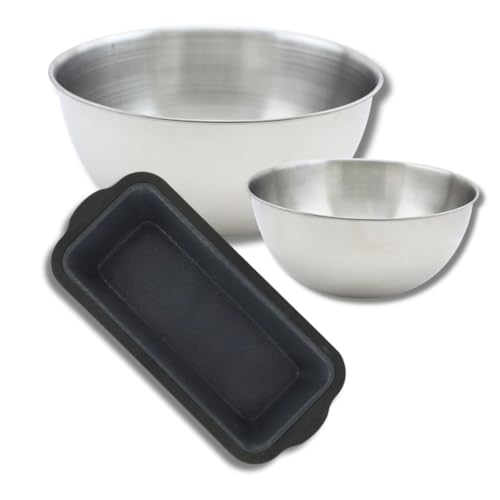 Zenker Set pâtisserie moule à cake silicone 31,5 cm, 2 bols et spatule