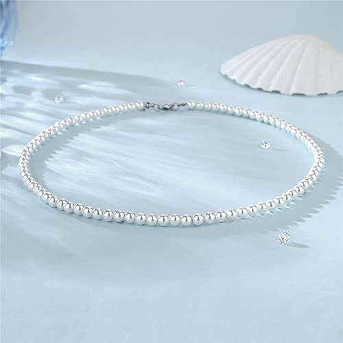 Pearl Necklace For Men,Pearl Necklaces For Women,6Mm White Pearl Necklace Jewelry #TOP5
