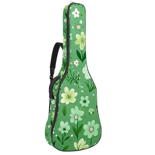 Housse de guitare acoustique imperméable 42 pouces avec poches de rangement