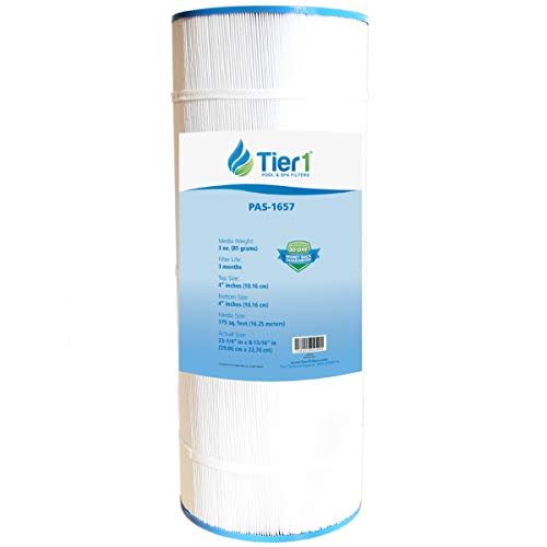Tier1 Pool & Spa Filter Cartridge | Replacement for Hayward CCX1750-RE, X-Stream, Clearwater II, Pro Clean, Pleatco PXST175 and More | 175 sq ft Pleated Fabric Filter Media