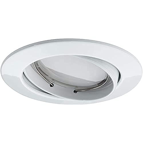 Preisvergleich Produktbild Paulmann 93978 LED Einbauleuchte Coin flach Einbaustrahler Komplettset satiniert Einbaurahmen rund Deckenspot 3x6,8W Einbaulampe Weiß schwenkbar