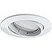 Produktbild Paulmann 93978 LED Einbauleuchte Coin flach Einbaustrahler Komplettset satiniert Einbaurahmen rund Deckenspot 3x6,8W Einbaulampe Weiß schwenkbar