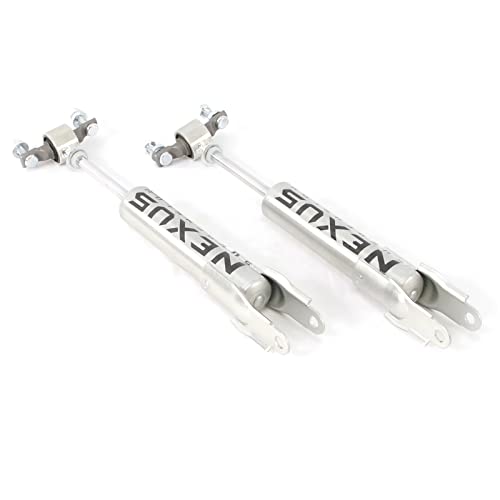 NEXUS SUSPENSION Front Shock Absorber For 3 Inch Lift Chevrolet Silverado GMC Sierra 2500/3500HD 2011-2019 Pair Zinc Plated Coating