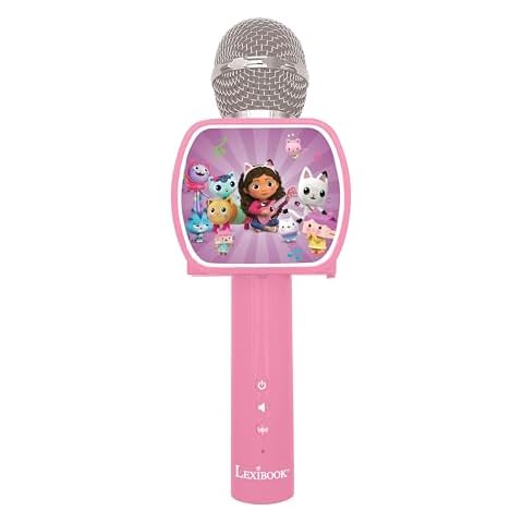 LEXIBOOK Gabby's Dollhouse Bluetooth® Microphone Cover