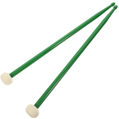 Baquetas profesionales Kisangel de doble extremo para percusión, con cabezas de nailon, para batería y timbal, diseño práctico para entrenamiento y actuación