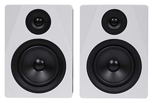 Rockville 2-Way 250W Active/Powered Usb Studio Monitor Speakers Pair, 5.25 Inch (Apm5W) #TOP10