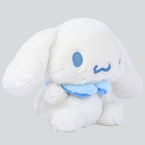 Image of Mirada Sanrio Cinnamoroll Soft Plush Toy - 28cm | Official Licensed Cute White Stuffed Animal for Kids & Girls | Super Soft Cuddly Character Doll | Ideal Gift for Birthday, Valentine & Room Decor