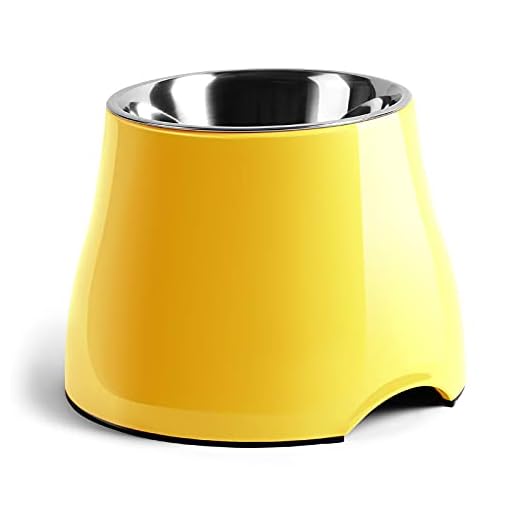 yoken Elevated Dog Bowls, [Prevention of Vertebrae Disease] [Super Non-Slip] Dog Bowl with Stainless Steel Bowl, High Capacity Dog Food Bowls, Colorful Raised Dog Bowls for Medium/Small Size Dogs
