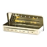 Estojo Hospitalar Perfurado Inox 18,0 x 8,0cm Fava