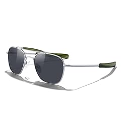 Matte Chrome Frame/Black Polarized Lens
