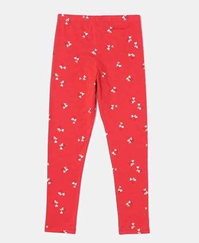 Image of Jockey UG08 Girls Super Combed Cotton Elastane Stretch Leggings (Prints May Vary)