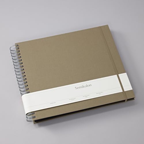 Miniatura 2 de Semikolon 369970 Álbum En Espiral Maxi Mucho - 34,5 X 30 Cm - Álbum De Fotos, 90 Páginas Negro, Libro De Fotos, Fango Beige