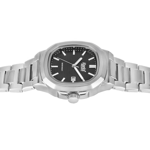 Image of Ajanta Quartz Astera Dial Stainless Steel Date Display Watch for Men