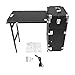 LTIGOAW Manicure Table for Nail Technicians, Nail Table Mobile Station Rolling Makeup Travel Case, Foldable Nail Table with Speakers, Travel Cosmetic Trolley Storage Organizer Portable Nail Desk