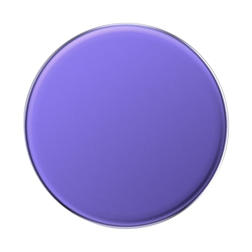 Image of PopSockets Adhesive Phone Grip, Holder, Phone Stand, Purple - Aluminum Ursula