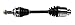 GSP NCV47592 CV Axle Shaft Assembly - Right Front (Passenger Side)