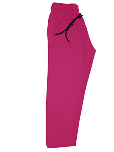Image of IndiWeaves Kids- Unisex Girls and Boys Fleece Warm Lowers Track Pants for Winters (36121222324-iw-y-p4-26 Black, Drak Gray, Purple, Magenta 4-5 Years) Pack of 4