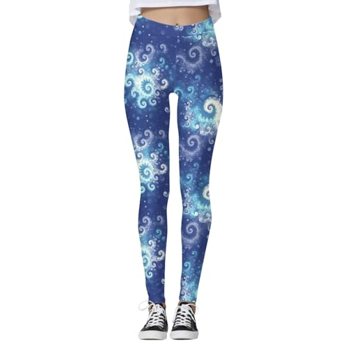 Pantalones running fitness mujer leggings elásticos impresos de yoga talle alto