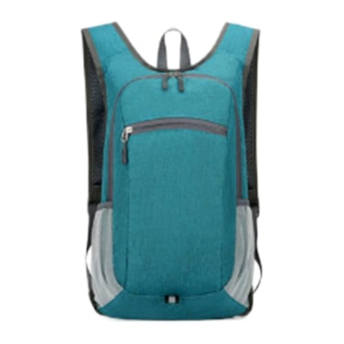 Qutalmi Sac à dos pliable - Sac à dos léger pliable, sac de sport avec bretelles réglables pour bouteille d'eau, parapluie, chapeaux et petits objets, vert, Siehe Beschreibung