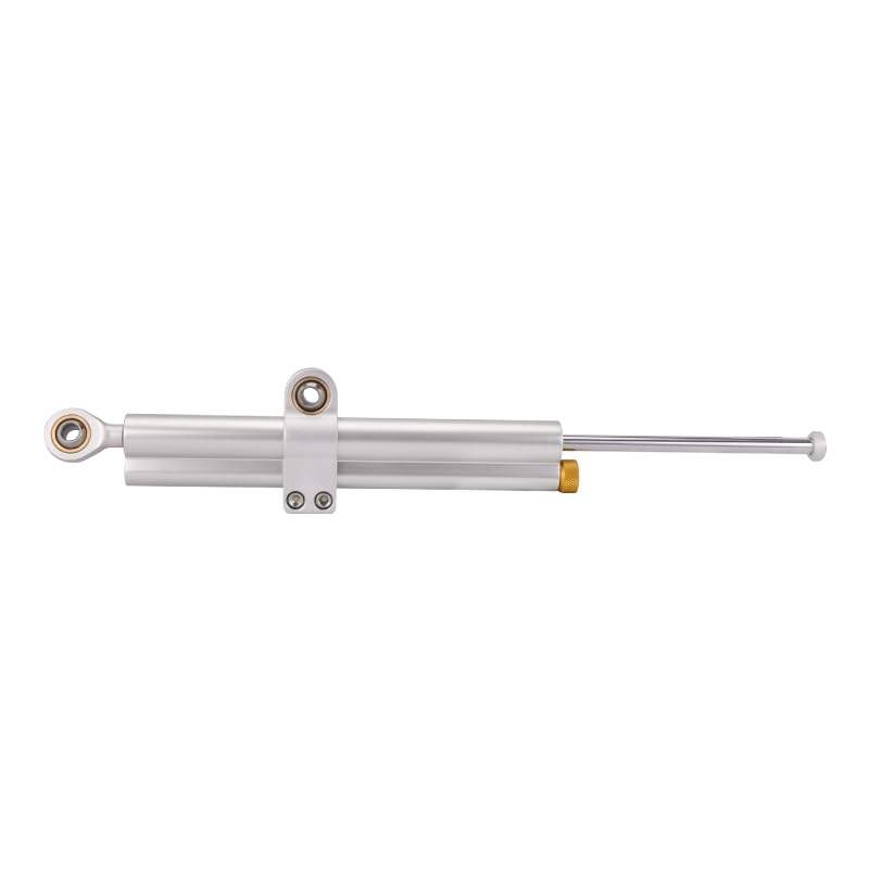 Universale Ammortizzatore Sterzo Moto,Ammortizzatori di Sterzo Stabilizzatore Alluminio CNC Moto Regolabile per E Scooter Fahrrad Pit Bike Quad