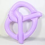 Floats de la piscina inflable Anillo de natación 140 cm Flotador gigante Colchón de aire gigante inflable Pretzel Clircle Party Pool Toys Float Toys Natación for niños adultos para relajarse en la pis