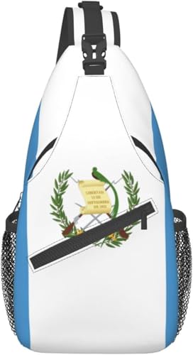 Mochila de bandolera Guatemala negra unisex miniatura 1