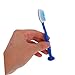 FRCOLOR 10pcs Toothbrush Short Handle Travel Toothbrush Soft Bristles Portable Prison Detention Facility Mental Health
