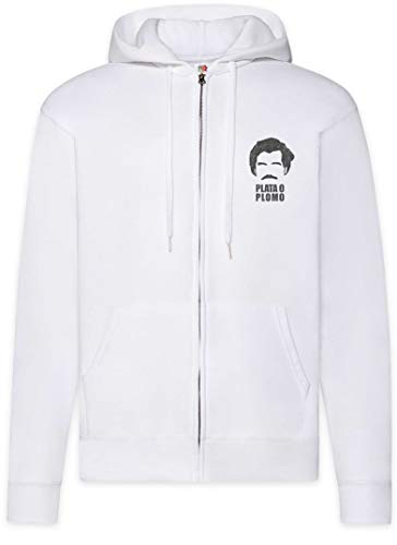 Sweat à capuche zippé Plata O Plomo confort premium en coton doux Urban Backwoods pour homme