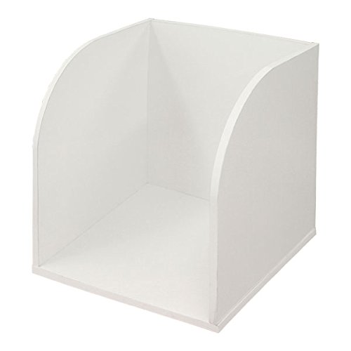 キューブボックスα オプション品 マルチスタンド ファイルスタンド ランドセルラック ブックスタンド木製 CBAO-SBU ホワイト