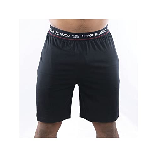 Ensemble de pyjama homme coton doux anti transpiration Serge Blanco