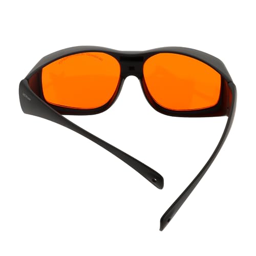 MCWlaser Óculos de segurança a laser profissionais OD7+ 190-540nm óculos de proteção CE para lâmpada