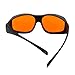 MCWlaser Professional Laser Safety Glasses OD7+ 190-540nm Protective Goggles CE for UV Lamp Ultraviolet/Blue/Green Laser 222nm 248nm 355nm 375nm 405nm 450nm 455nm 473nm 532nm Absorption Type Style 9