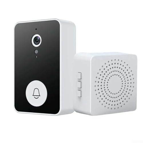 Timbre con Video y cámara remota WiFi igente, 2K, Gran Angular Ultra Claro, 1080P HD, reconocimiento Facial, Timbre con Video WiFi para casa igente.