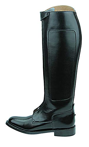 Mens Man Invader-1 Polo Players Boots Tall Knee High Leather Equestrian Black4