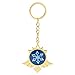 ASDNN Jeu Genshin Impact Keychain Element Vision God's Eye Mondstadt Liyue Snezhnaya Inazuma Toy Keyring