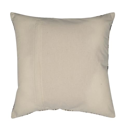 Image of Wakefit Designer Cushion Cover | 16x16 inch | Handmade Block Print | Cotton Fabric on Both Sides | Gentle Wash Only | Pack of 1 | Dwaar Maroon