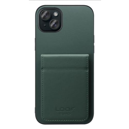 LOOF BASIC-SHELL SLIM CARD �{�v �J�[�h�z���_�[ �܂�ڃM�~�b�N �X�}�z�P�[�X for iPhone 15 Plus �p �P�[�X �J�o�[ �J�[�h���[ �w�� �X�g���b�v�z�[�� �J�[�h���� �V�F�� �w�ʎ��[ �J�[�h�P�[�X ���^ �X�^��