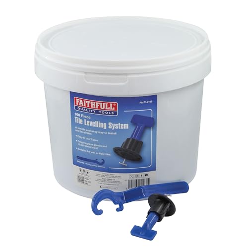 Kit de nivellement pour carrelage 100 pièces autonivelant grand format