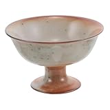 Conception en céramique : fabriquée en céramique, l'assiette en céramique pour la longévité et le nettoyage simple, ce qui en fait un bol à fruits idéal pour la cuisine et la salle à manger, assiette en céramique vintage avec support, assiette en céramique