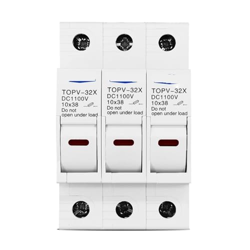 Portafusibles 3P 1100 V con LED testigo para proteger paneles solares