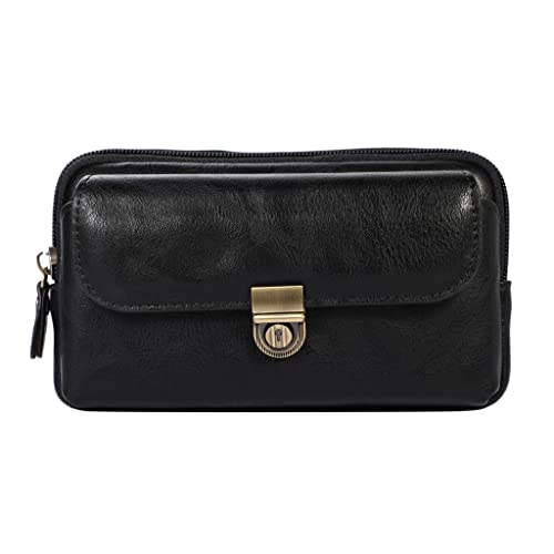 Business Travel Men Waist Wallet Phone Bag Belt Clip Case Men Waist Bag Hanging Holster Bag